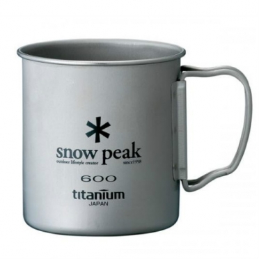 Snow Peak titanium single 600 ml Cup folding handle (MG-044)  